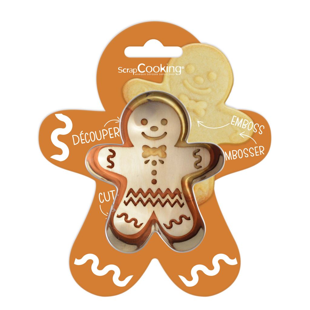 Découpoir + Embosseur bois ginger - Visuel 0